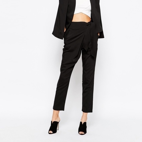 Lavish Alice Pants - NWT Lavish Alice Black High-Waisted Tailored Trousers Size Extra Small
